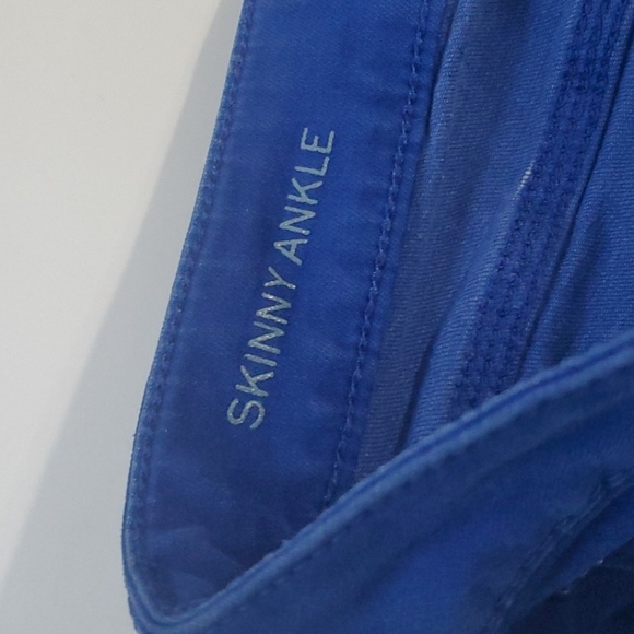 Stylus jeans women's size 8 bright blue skinny ankle cotton blend 2% stretch - Picture 9 of 12